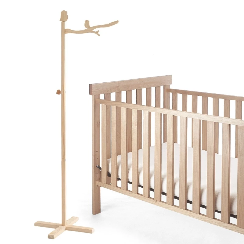 Crib Mobile Armสำหรับเนอสเซอรี่ไม้Bed Bellsผู้ถือขาตั้งBed Bells Bracket