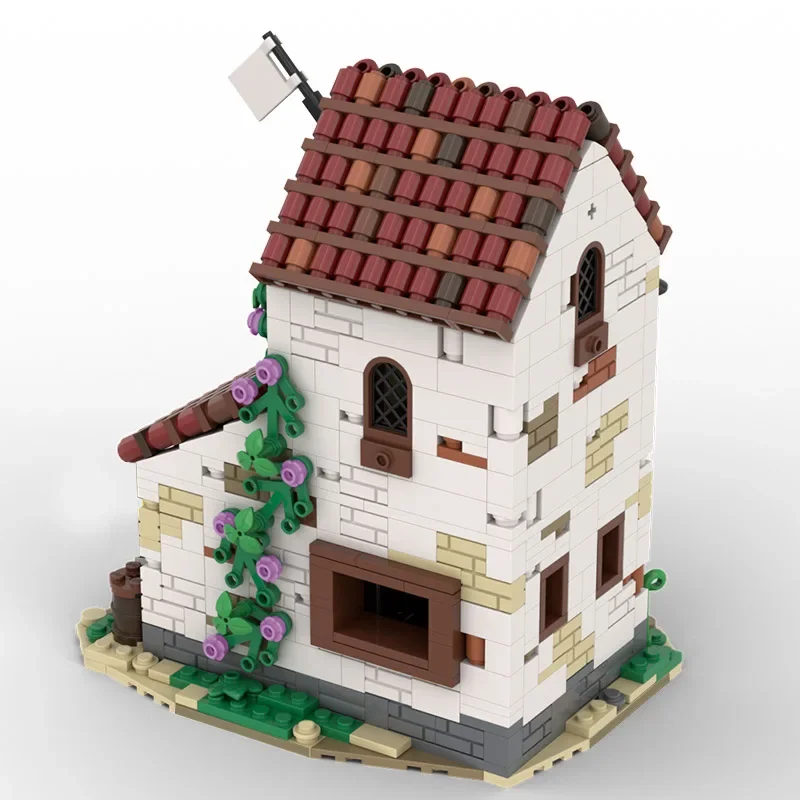 海賊城要塞ビルディングブロック - 創造的な建設おもちゃ中世エルドラドモデルキット、子供向け教育ギフト