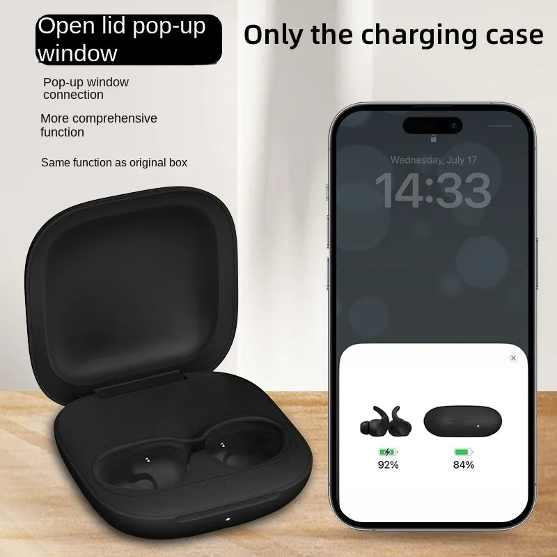 

For Beats Studio Buds + Charging Case with Bluetooth Pairing Sync Button & 660MAh Replacement Earphone Beats Fit Pro Charger box