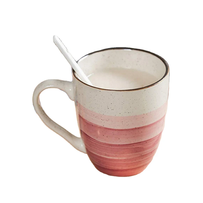 High Quality Wholesale Bulk Pink Ceramic Mugs Coffee Mug Ceramic Porcelain Coffee Cups Cheap