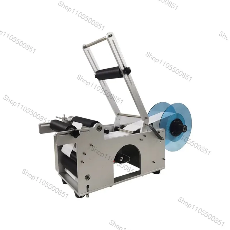220V/110V Semi Automatic Coding Round Bottle Labeling Machine Adjustable Label Applicator Stainless Steel Bottle Labeler