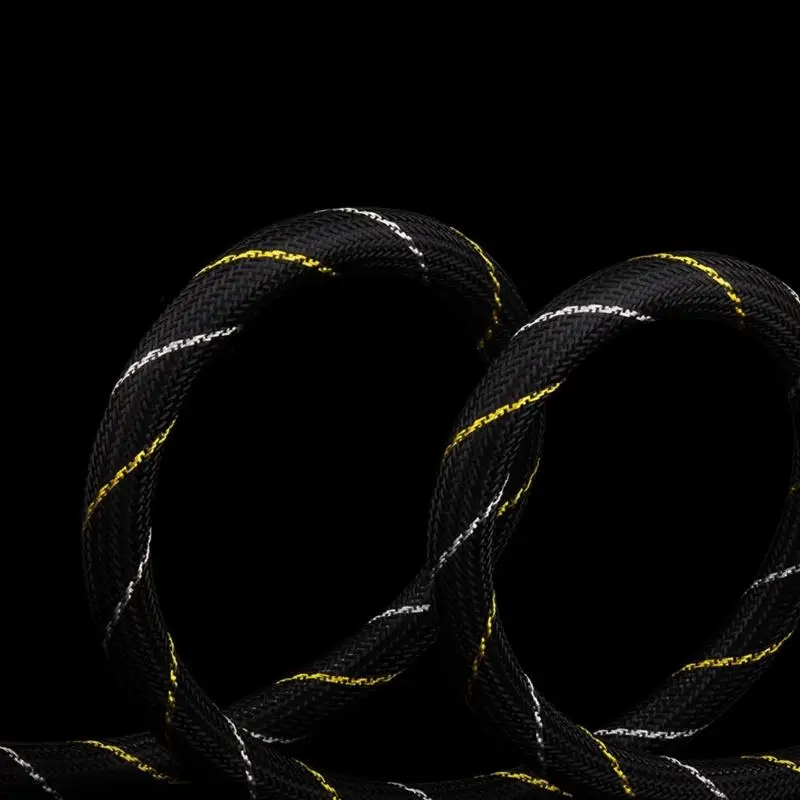 

652F Enhances Conductivity Power Cord with Reinforced Cotton Plaited Sheath Easy to Carry Cable for Player & Amplifier