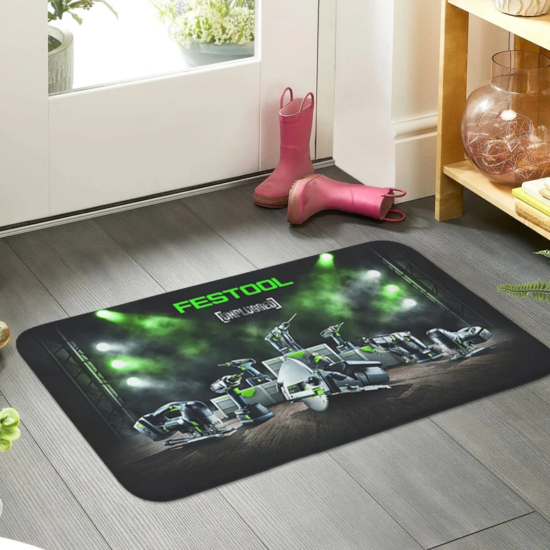 

Carpet Entrance of House T-Festool Kitchen Porch Foot Mat Non-slip Home Decor Items Bath Rug Slip-resistant Soft Doormat