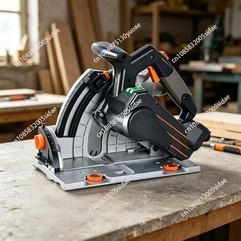 Circular Saw SJ 60 Brushless Track 2000W Precision Woodworking Universal Manual Guide Saw for Cutting Timber Carpentry Workshop