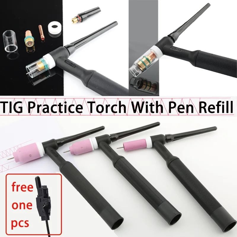 Tig Welding Torch Flexible Head WP9 WP12 WP17 WP18 WP26 torch Body WP17F WP18F WP26FTig Welding Accessories tig head WP9 WP12