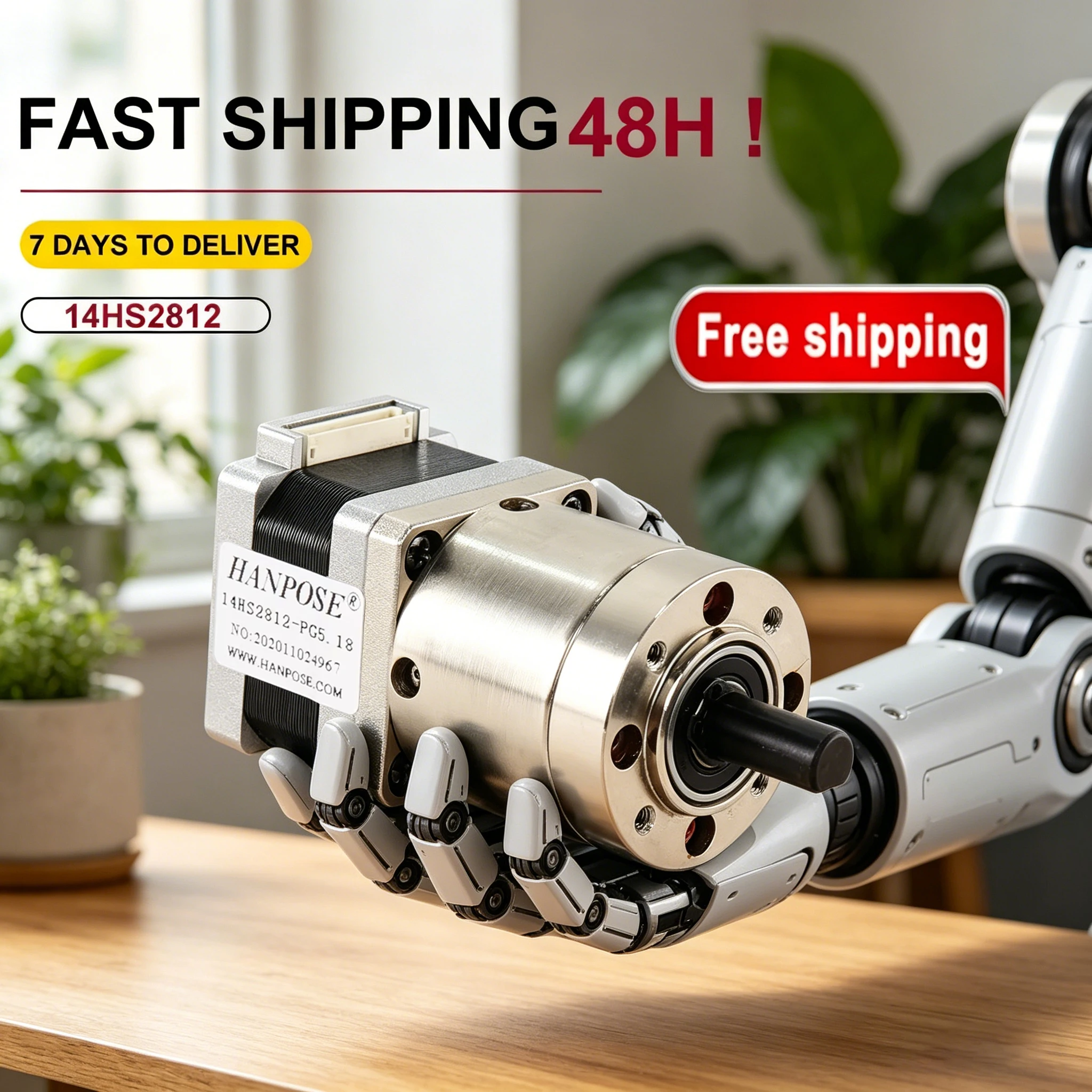 1pcs 14HS2812-PG Extruder Gear 42 Motor NEMA17 Stepper Motor Ratio189-1 264-1 Optional Planetary  For 3D Printer accessories