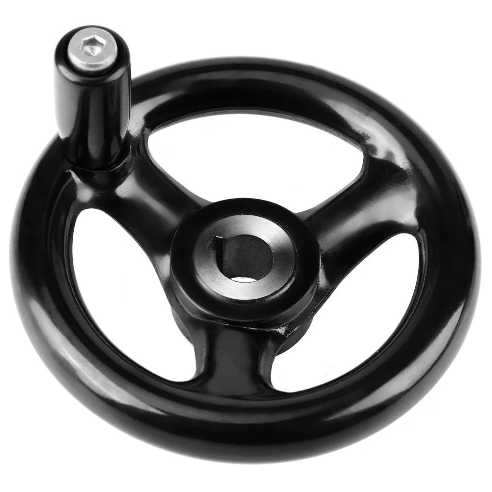 Single Machine Tool Handwheel Metal Construction for Lathe Equipment Manual Control Round Wheel Industrial Adjustment Part