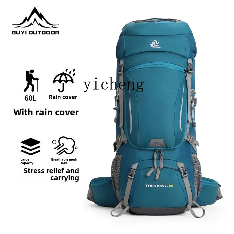 

XL Professional Mountaineering Bag Large Capacity Multifunctional Mountaineering Camping Travel Bag Waterproof Backpack Outdoor