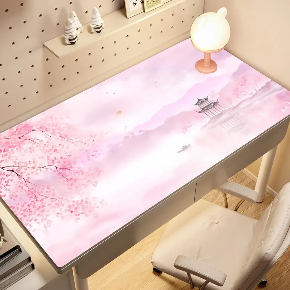 

HYBXAXC Cherry blossom tree Mouse Pad Large Computer Office Game Table Mats Rubber Anti-slip Gaming Keyboard Mousepads Desk Mat