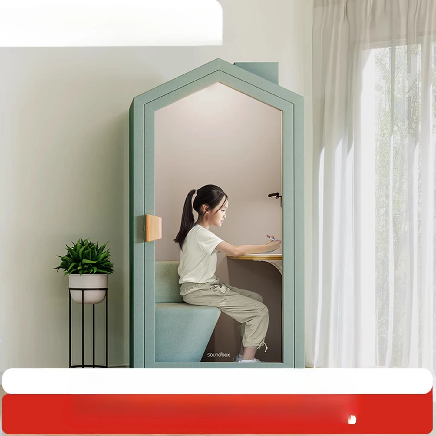 Customizable home learning warehouse Silent cabin Mobile soundproof room Home ktv recording studio
