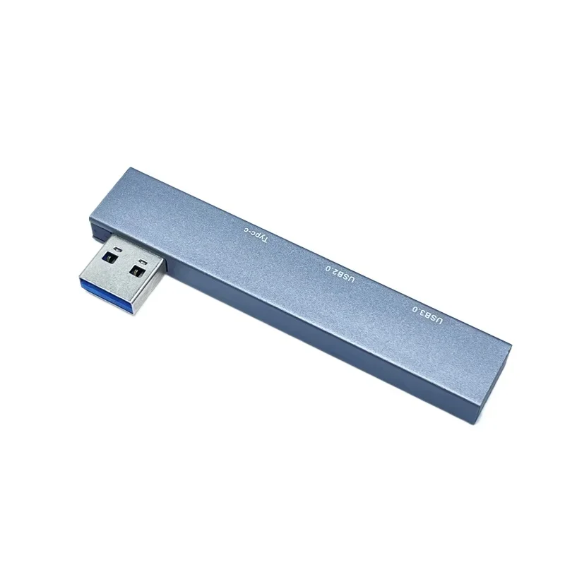 

Aluminum 3 in 1 USB Hub with USB 3.0 2.0 and Type-C Type C Data Port Multiport Adapter for Laptop PC Tablet and More Devices