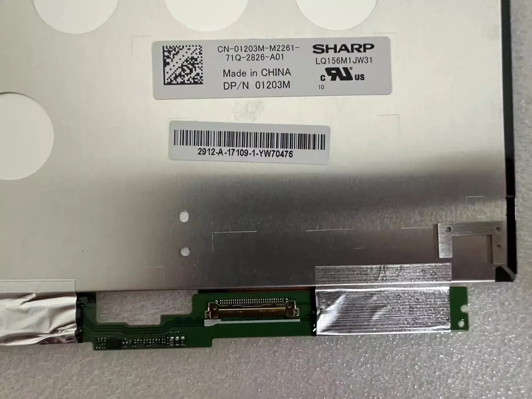 

15.6" IPS Screen Dell XPS15 9550 9560 9570 M5510 M5520 LQ156M1JW31 IPS LCD screen 1920*1080 30pin