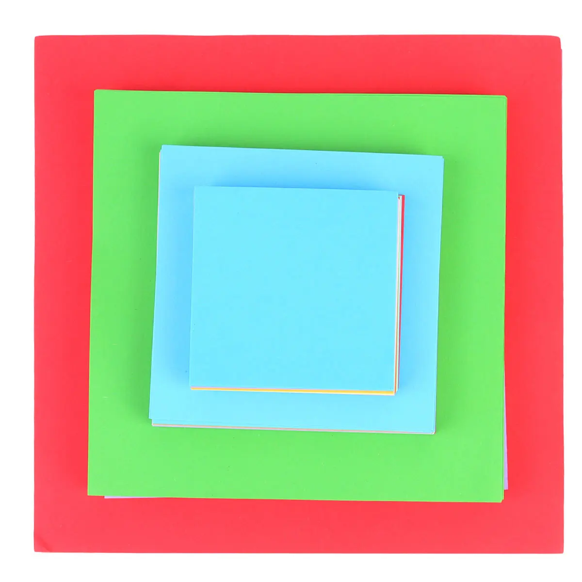 400 pezzi di carta origami 7x7 cm 10x10 cm 15x15 cm 20x20 cm ciascuno formato 100 fogli di carta pieghevole bifacciale colorata per artigianato fai da te arte