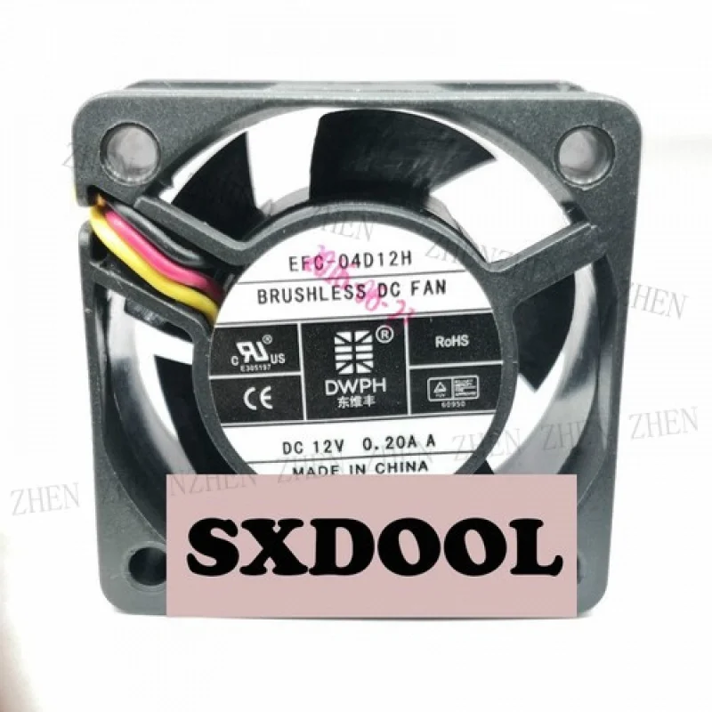 

Y Y 40mm Case Fan for DWPH 4020 12V 0.20A EFC-04D12H 3-wire Server 1U 2U Cpu Ball Cooler