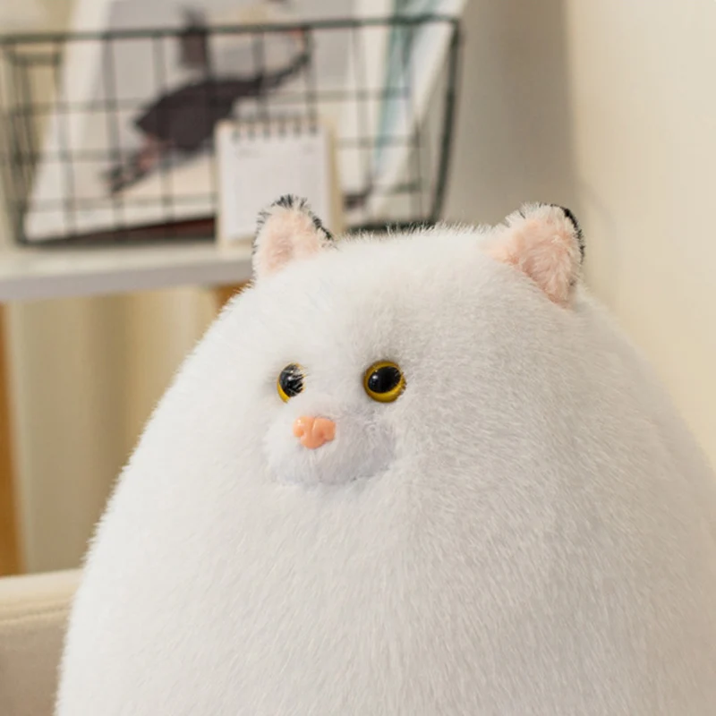 

Cute Persian Cat Plush Toy Soft Kitten Pillow Stuffed Animal Doll Kawaii Hugging Cushion Home Decor Teen Girls 2026 New for Gift