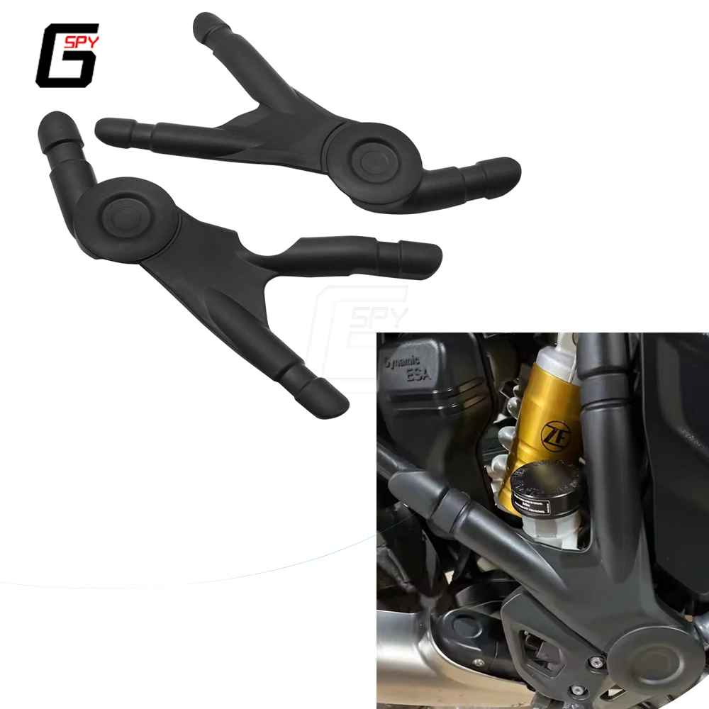 

For R1250GS R1200GS R1250 R1200 GS Adventure ADV Motorcycle Accessories Side Frame Guard Cover Wrap Panel Frame Protector Black