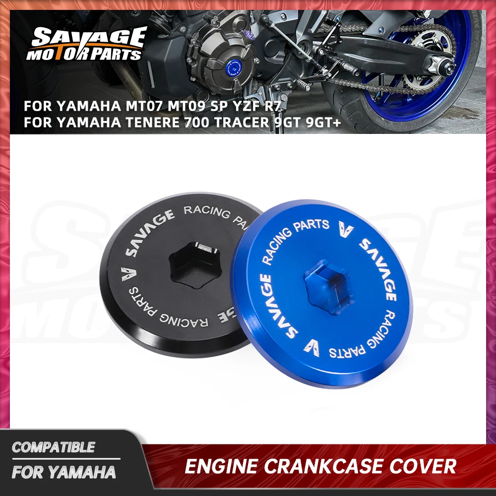MT07 Engine Crankcase Cover Straight Screw For Yamaha MT-07 Y-AMT MT-09 /SP YZF-R9 YZFR7 FZ-09 Motorcycle Accessories Cap Plug