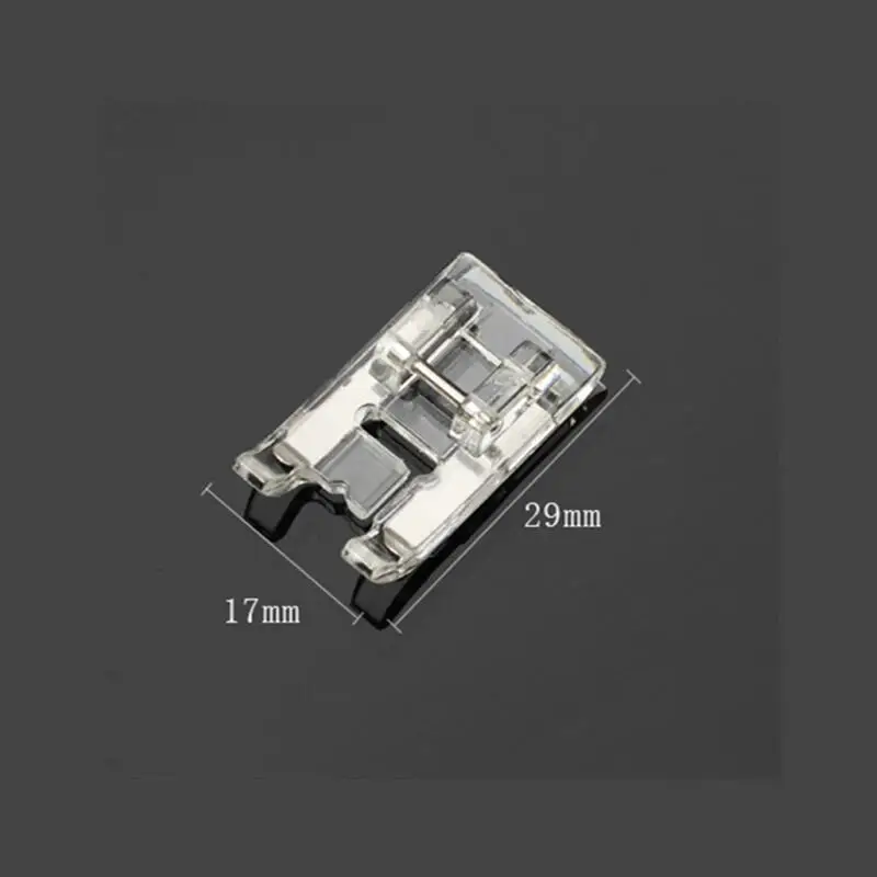 Household Sewing Machine Presser Foot Transparent Pattern Presser Foot Satin Embroidery Presser Foot Sewing Accessories#7303