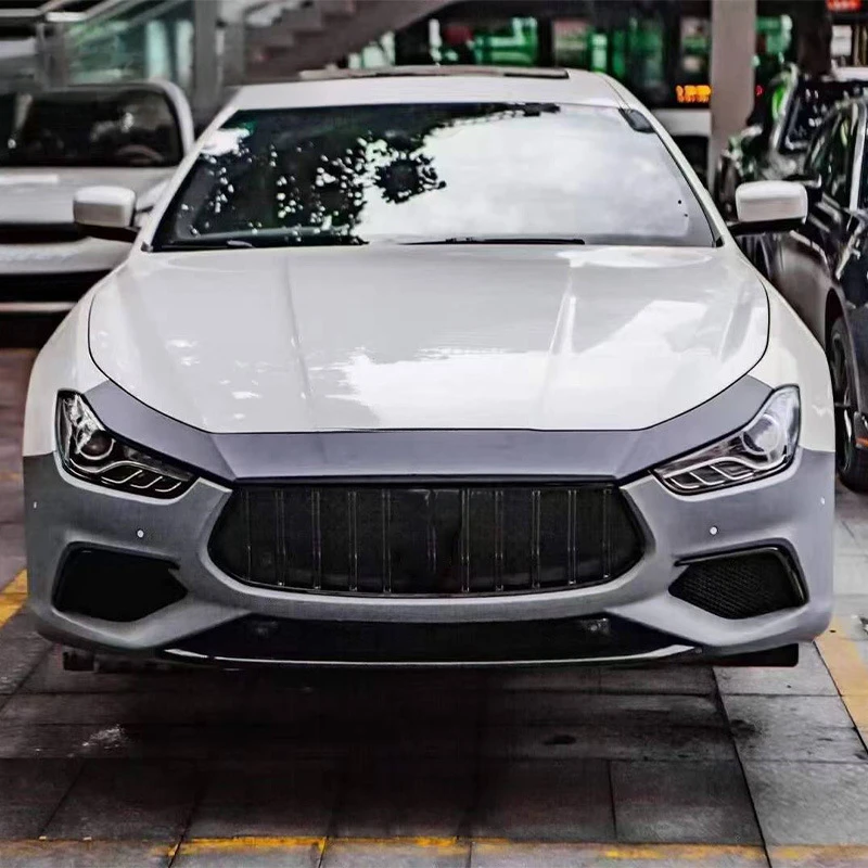 For Maserati Ghibli 14-17 Old To New Upgrade To 21 Model Ghibli Trofeo Sport Body Kit
