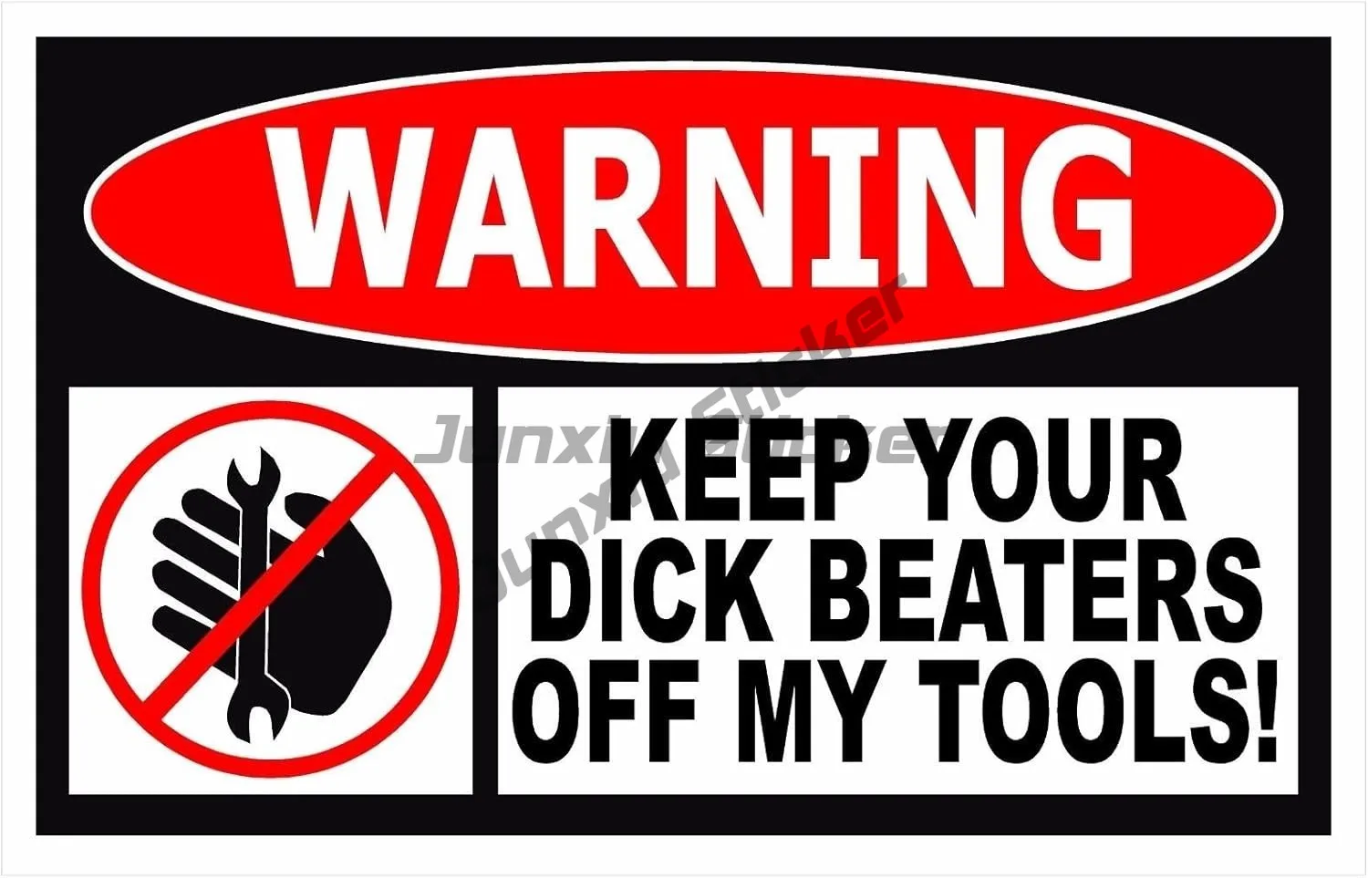 Funny Warning Stickers Windproof Bumper Vinyl Stickers