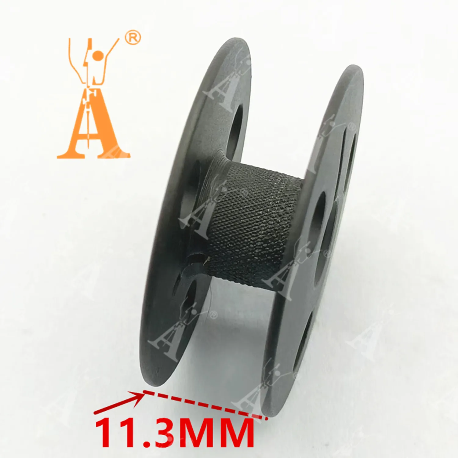 بكرة سوداء مع Knurl لـ JUKI LU-1510/1560/2810/2860 PLC-2710 PLC-2760 Universal Three متزامن سميك 213-34800