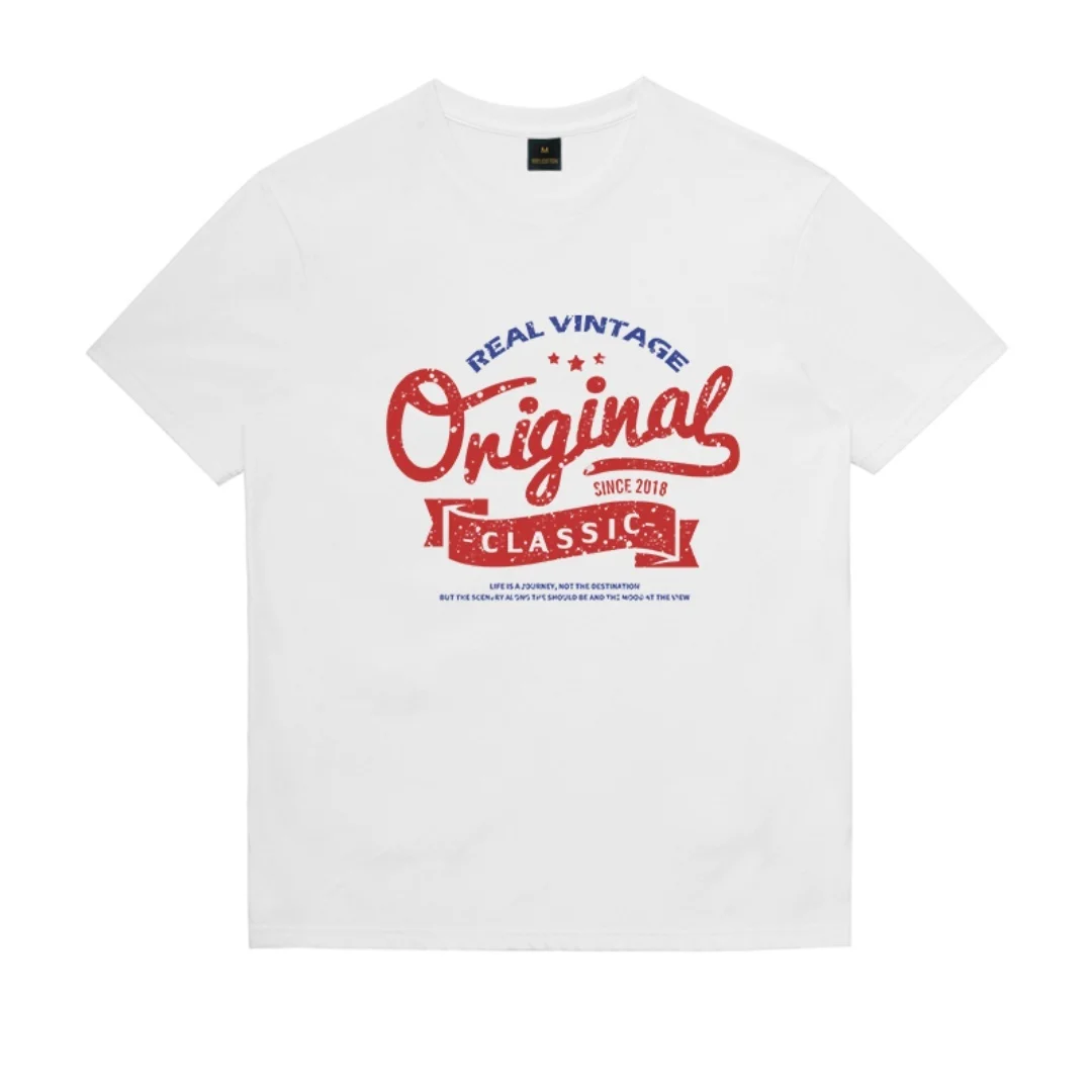 

American retro short-sleeved graphic T-shirt Summer Fashion Sports T-Shirt Clothing Tee Y2k Woman