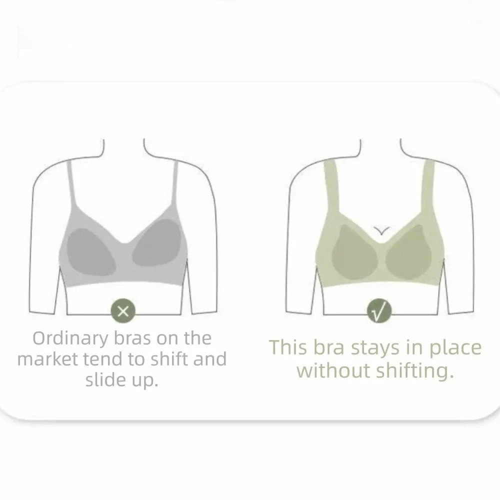 Schmeichelnder, eng anliegender, nahtloser BH, Unterwäsche, Anti-Durchhängen, bügelloser BH, stoßdämpfend, schöner Rücken, Unterwäsche für Damen, Yoga – Detail 3
