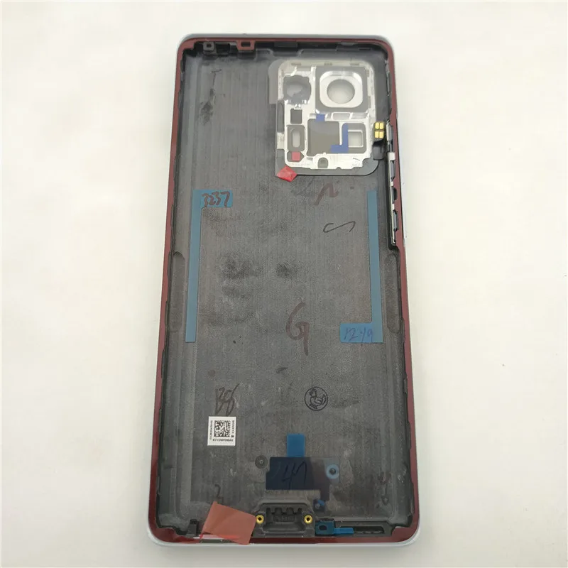 For Xiaomi Mi Mix 4 Back Battery Cover Glass Panel Door Rear Housing Case Repair parts With Camera Frame Lens