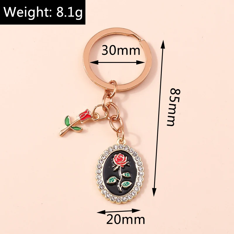 Niedliche Regenbogen Schlüssel anhänger Emaille Pflanze Kaktus Sonne Charms Schlüssel ringe Souvenir Geschenke für Frauen Männer Auto Schlüssel Handtasche Anhänger Schlüssel anhänger – Detail 39