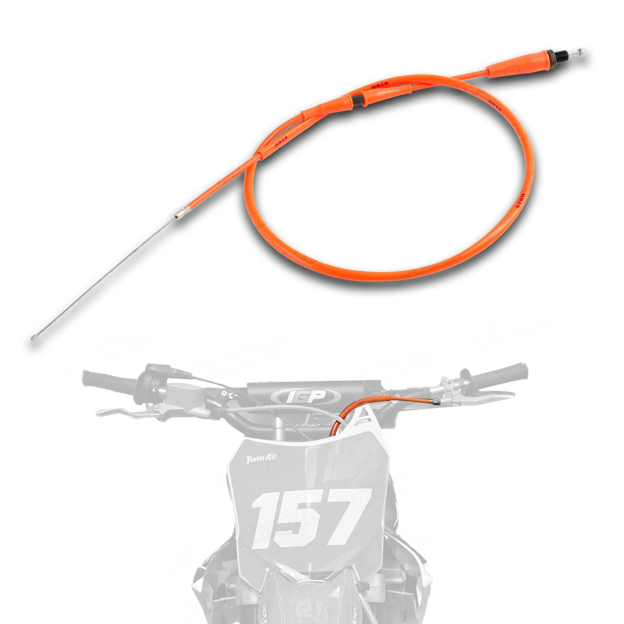 

JY Racing Universal Motorcycle Throttle Cable Wire Stainless Steel for CB NC Engines Dirtbike,Orange Blue Yellow Green Red