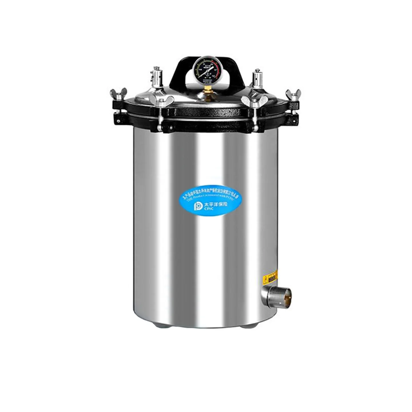 High-precision pressure sensor autoclaves for research laboratories for accurate temperature control and data recording