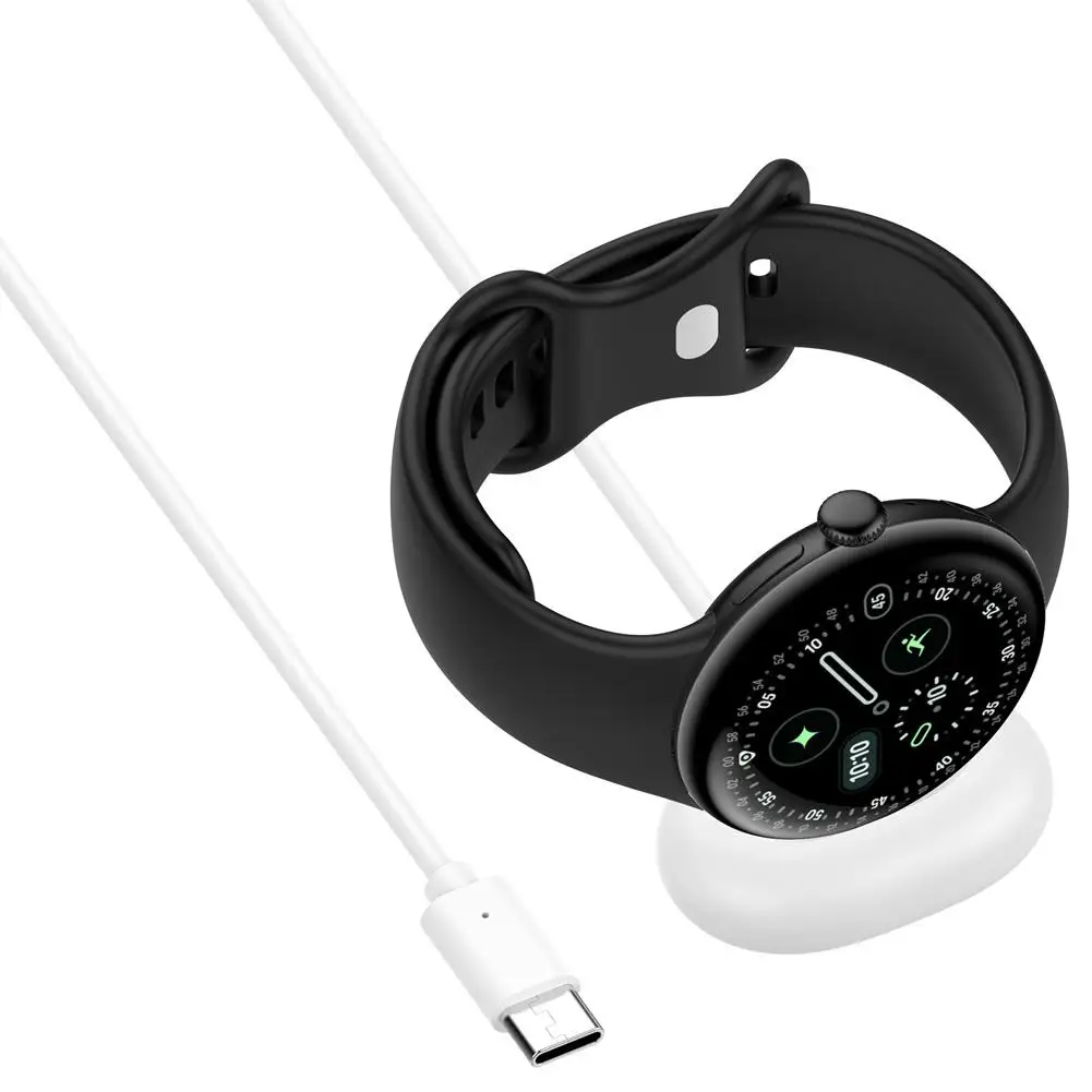 

100CM Fast Charging Magnetic Charger Cable for Google Pixel Watch 4 41/45mm Smart Watch Charging Base Station Power Accessories