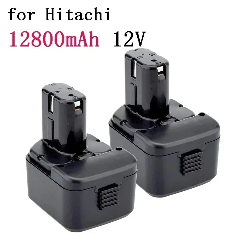 

WE New 12V battery 12800mAh 12V rechargeble Battery for Hitachi EB1214S 12V EB1220BL EB1212S WR12DMR CD4D DH15DV C5D , DS 12DVF3