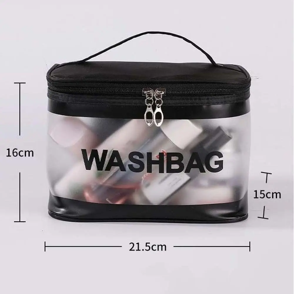 Vrouwen Mode Pvc Wastas Reizen Handtas Make-Up Tas Toilettas Cosmetische Organizer Cosmetische Opbergtas