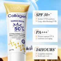 1/3/5/10 pièces SADOER collagène Anti-rides crème solaire blanchissante protection UV crème solaire Friming crèmes hydratantes soins de la peau des mains 5