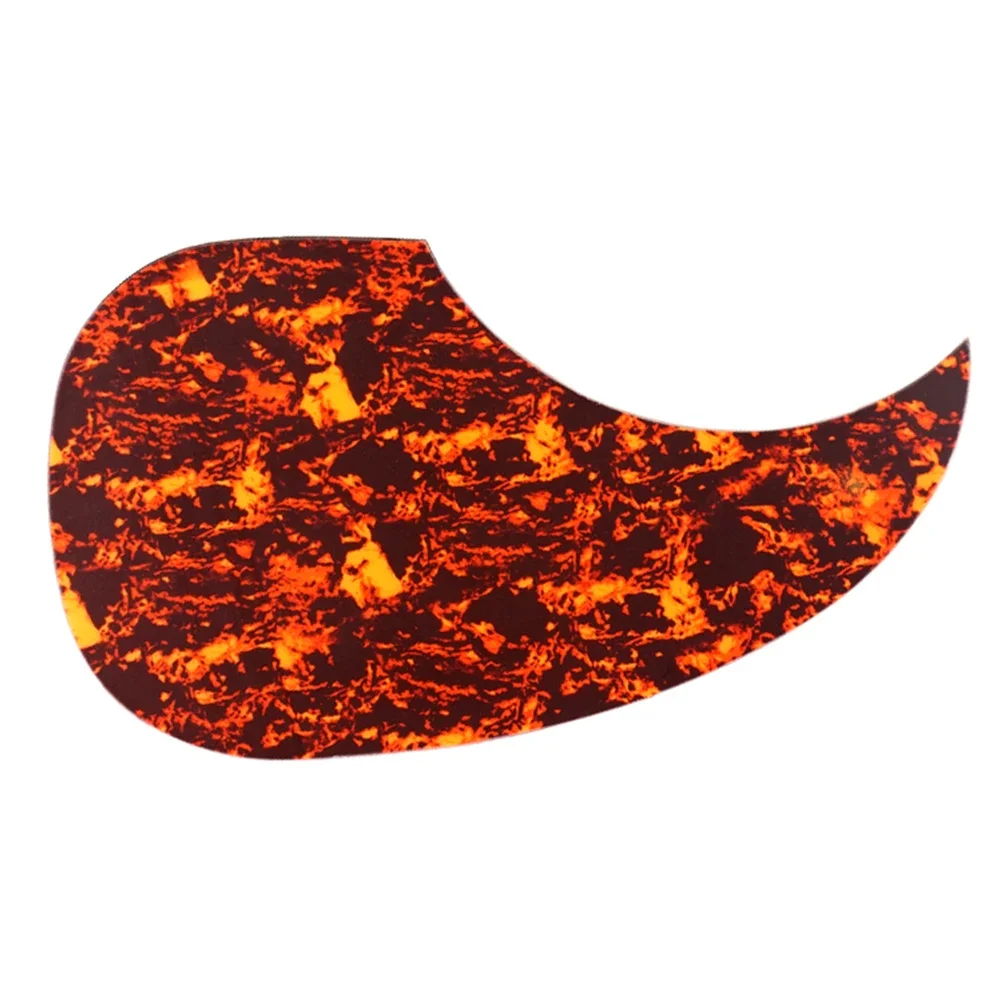 Premium PVC Acoustic Guitar Pickguard Scratch Plate For 40 41 Inch Folk Guitar Tortoise Shell Style Protection