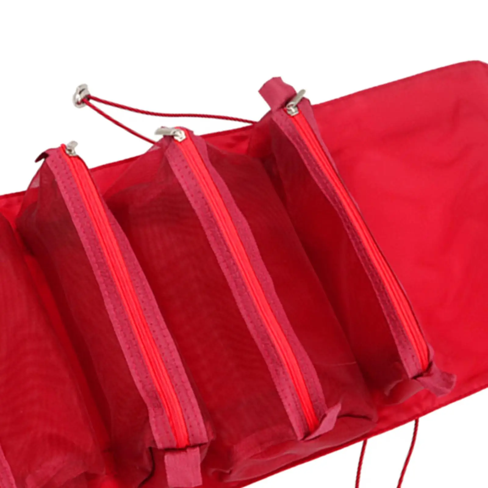 حقيبة مكياج قابلة للفصل مقاومة للماء ومنظم أدوات الزينة وحقيبة تخزين مستحضرات التجميل مع سحاب للمنزل والسفر #6