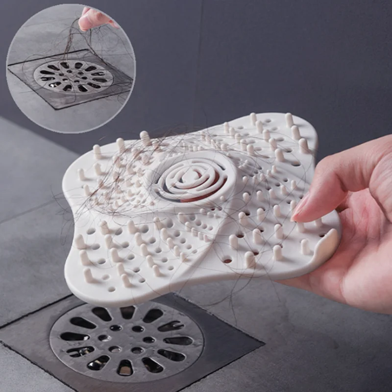 Bathroom Anti-blocking Hair Catcher Hair Stopper Plug Trap Shower Floor Drain Covers Sink Strainer Filter Kitchen Accessories