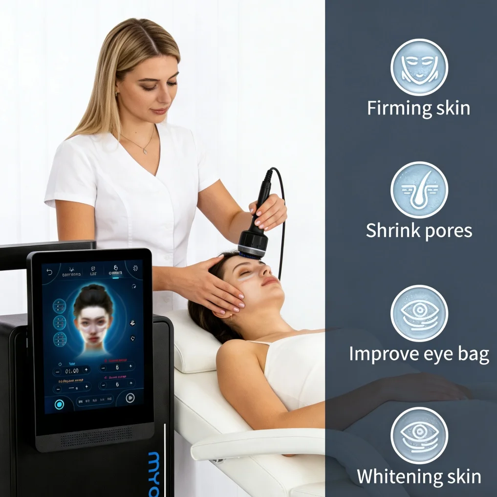 

Аппарат для омоложения кожи Myoslim RF: лифтинг, подтяжка, уменьшение пор, улучшение состояния кожи вокруг глаз, отбеливание