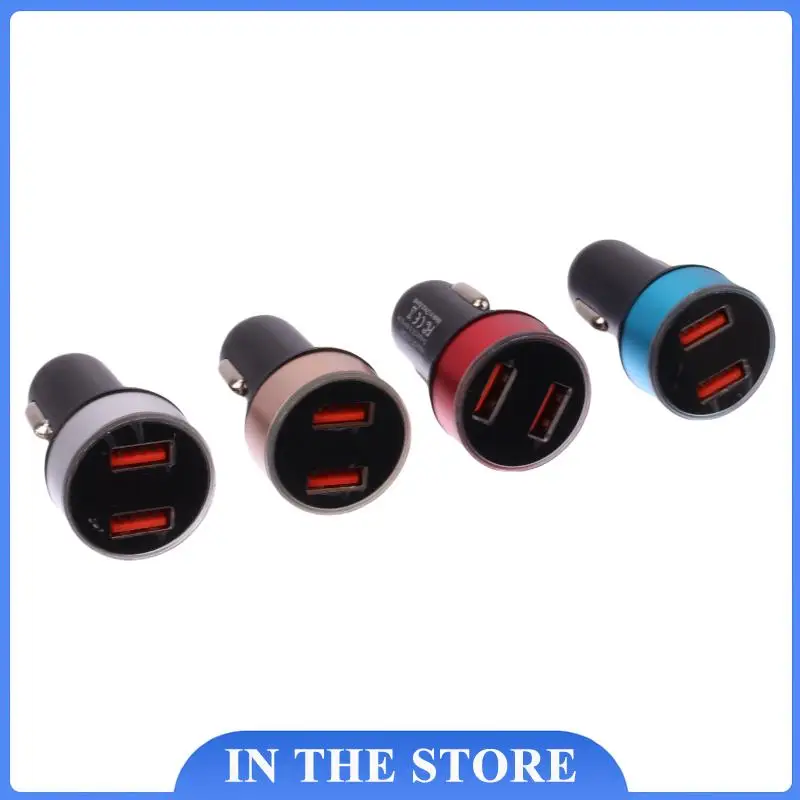 Ports USB Car Charger Type  Fast Charging Adapter LED Display