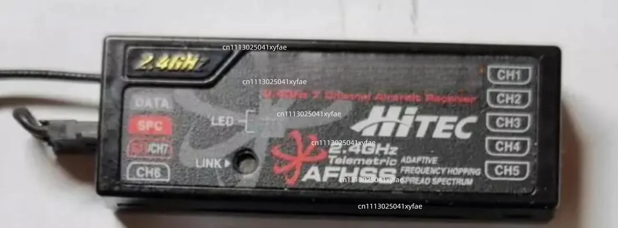 90% New 7-Channel 2.4GHz AFHSS Frequency Hopping Spectrum Receiver Adaptive Telemetric for RC Airplane