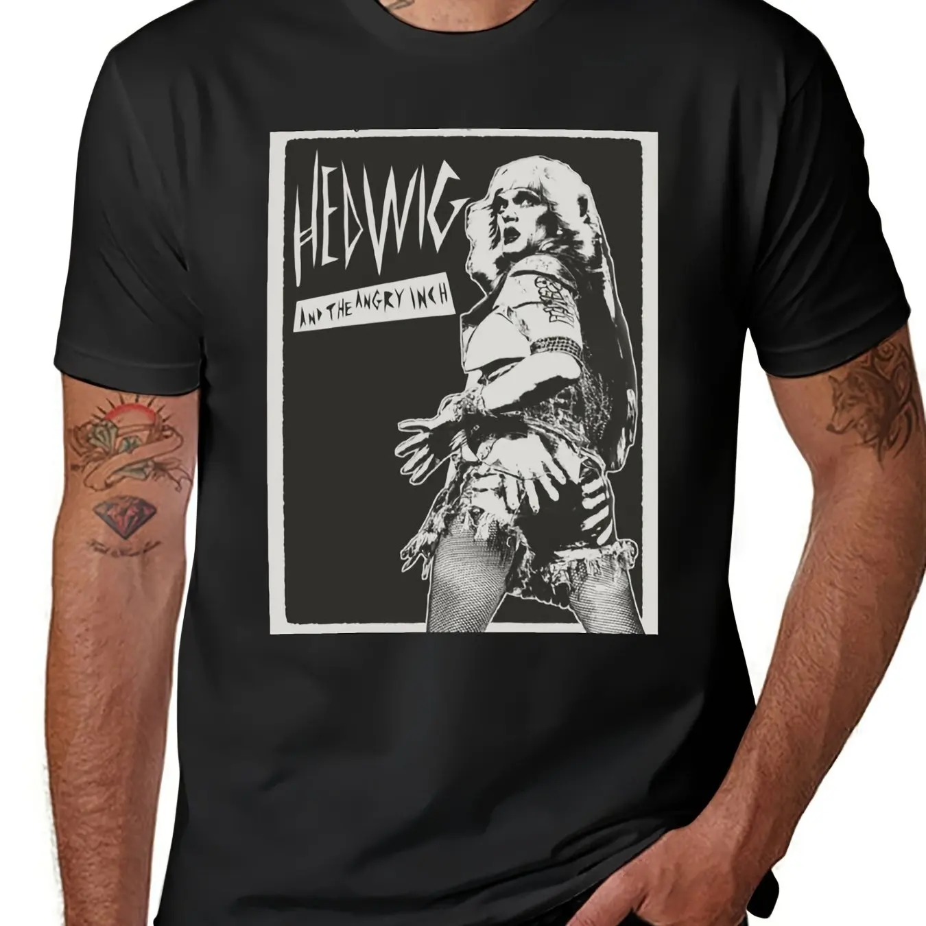 

Men's 220g Retro Movie Poster Pattern T-shirt Retro Casual Black Round Neck Adult Short Sleeve Movie Theme T-shirt