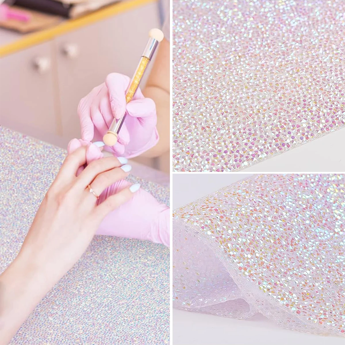 Nail Protection Hand Pad Nail Art Hand Pad Diamond Watch Foldable Pad Washable Nail Art Practical Pad Nail Pad Cover