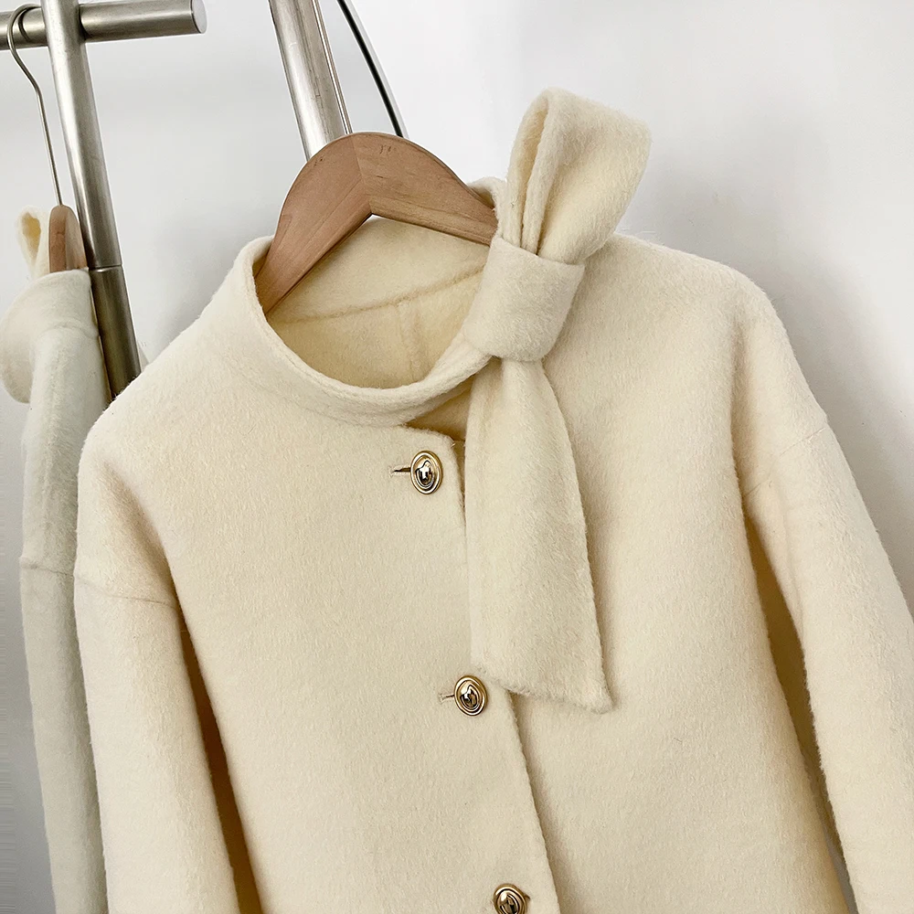 الطبيعية الثعلب الفراء سترة الكفة معطف الصوف امرأة الصوفية و معطف واقٍ من المطر الإناث معطف الصوف المرأة شتاء جديد معطف الفرو الحقيقي السيدات