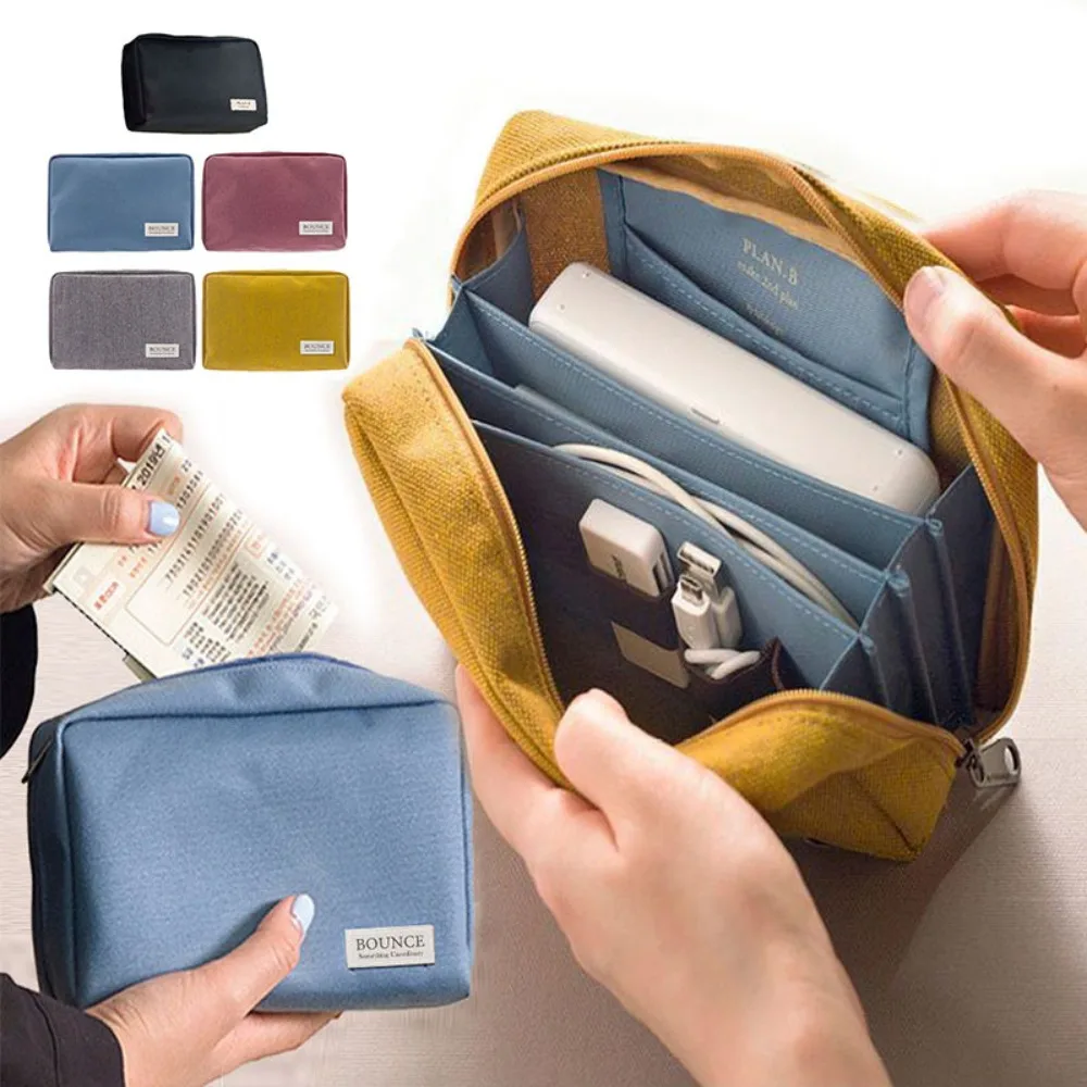 Bankbook Bag Financial Management Digital Storage Bag Cosmetic Bag Bill Certificate Seal Bags Waterproof Pencil Storage Case