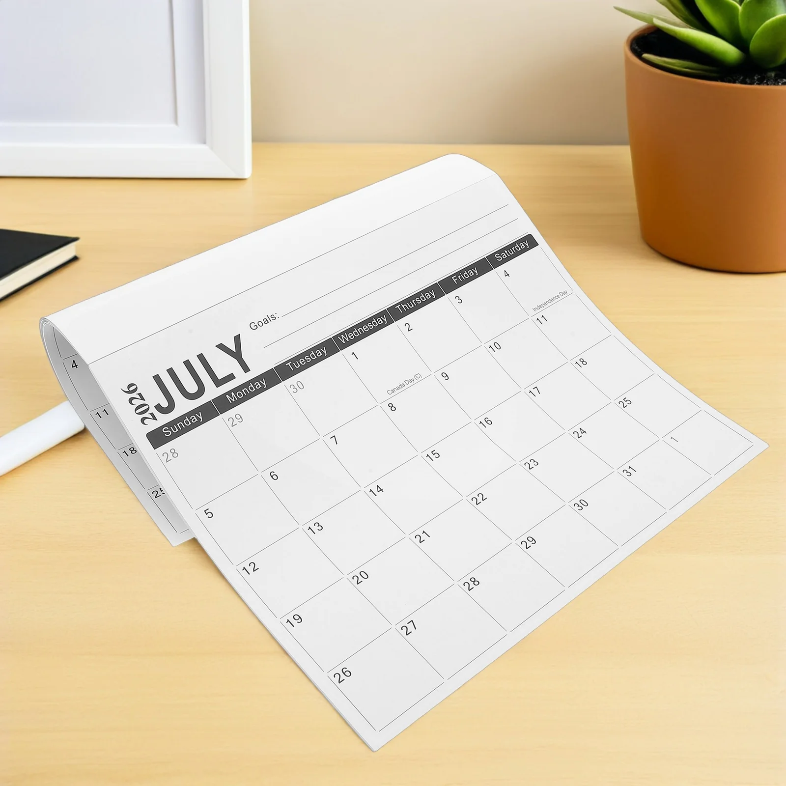 Kitchen Planner Calendar 2026-2027 Magnetic Fridge Organizer 18 Month Writeable Monthly Calendar Pad Family Schedule Organizer