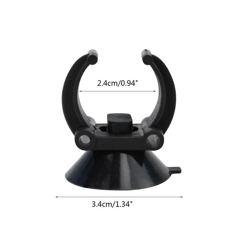 Aquarium Heater Holder Suction Cup for Fish Tanks Sucker 1.34" Clip