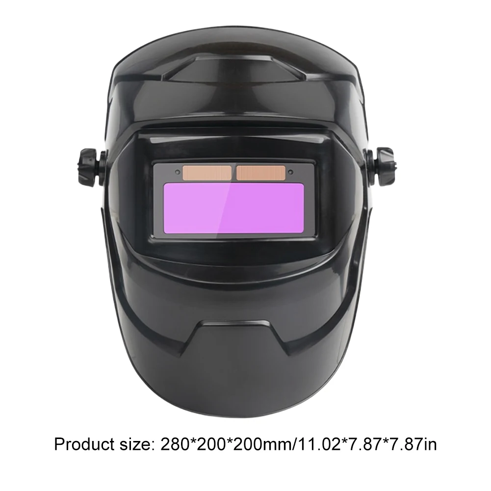 Máscaras de soldadura con oscurecimiento automático, máscara facial de soldadura de 1-3 piezas, ajuste automático de luz Variable, vista grande para soldadura de arco, corte de molienda