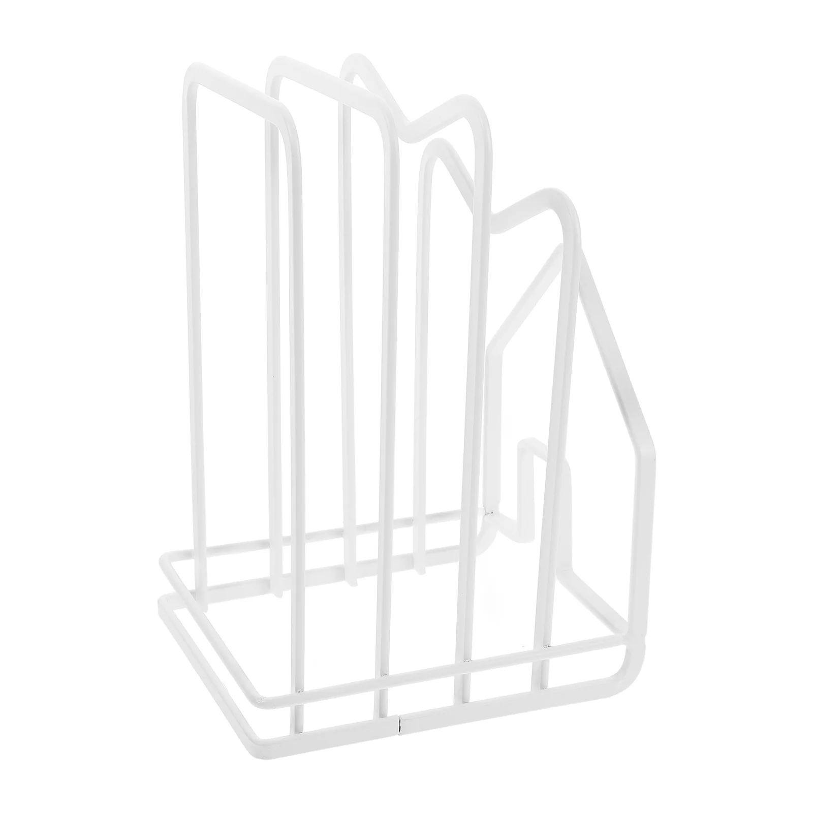 

Multifunctional Kitchen Rack Iron Cutting Board Holder Pot Lid Organizer Drying Storage Rack Shelf Cutting Board Holder