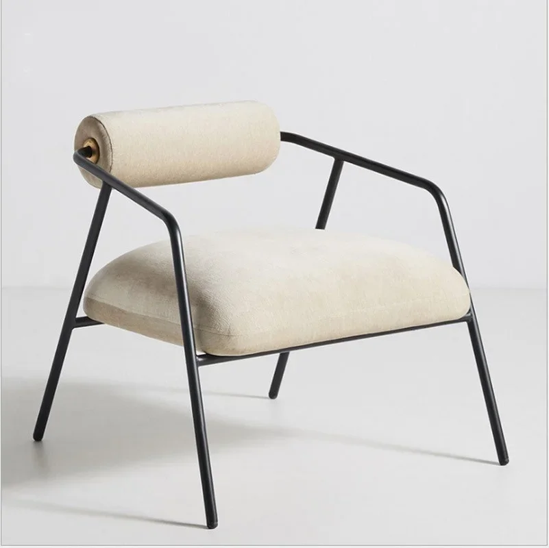 Silla de estilo minimalista para el hogar, sillón sencillo de estilo italiano, de lujo, perezoso, individual, posmoderno, creativo, para sala de